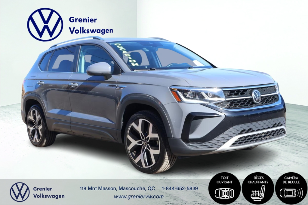 2022 Volkswagen TAOS Highline,1 Seul proprietaire,4motion in Mascouche, Quebec - 3 - w1024h768px
