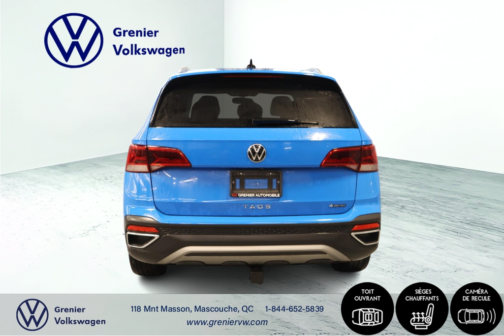 2022 Volkswagen TAOS Comfortline,Jamais accidenté in Terrebonne, Quebec - 5 - w1024h768px