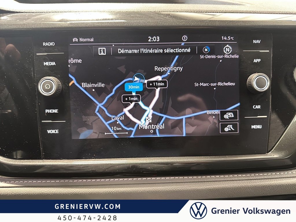 Volkswagen Taos Highline, AWD, Cuir, Toit, Carplay 2022 à Terrebonne, Québec - 16 - w1024h768px