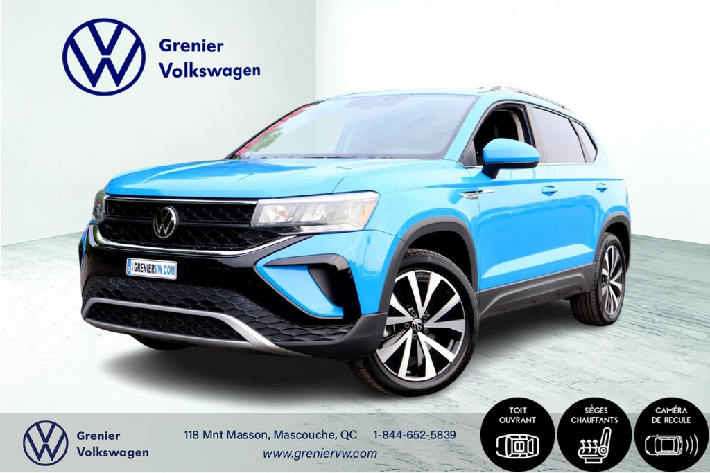 2023 Volkswagen Taos Comfortline, Carplay, Toit ouvrant, 4Motion in Mascouche, Quebec - 1 - w1024h768px