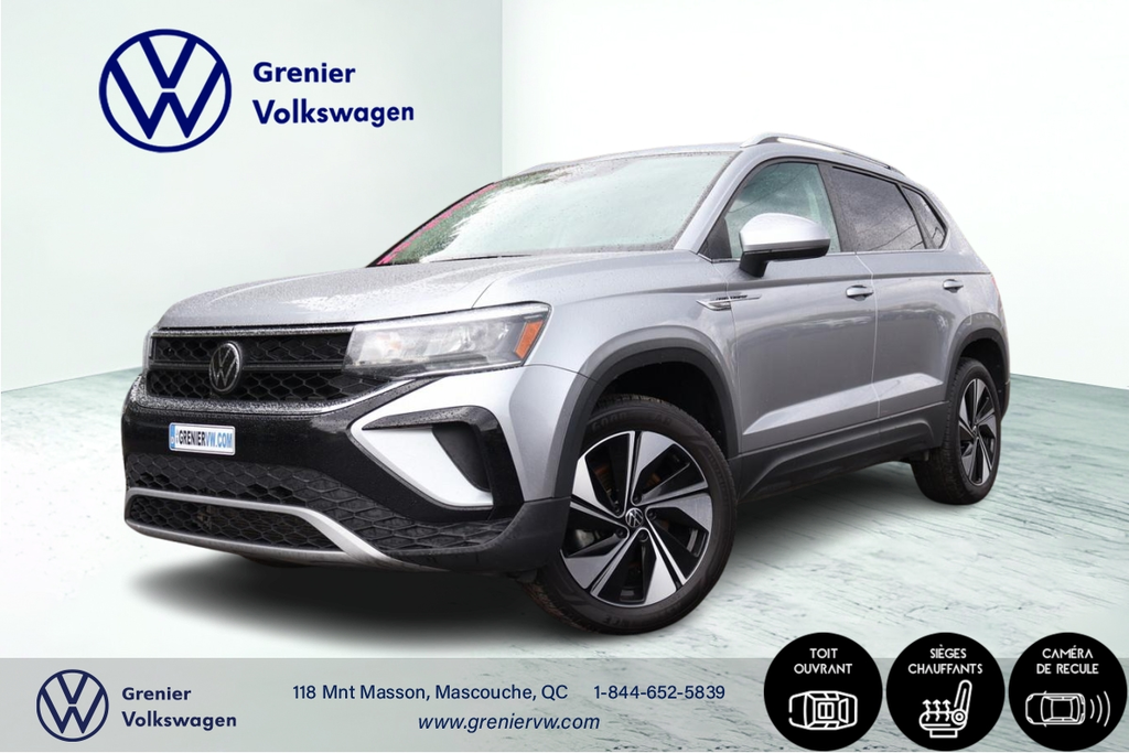Volkswagen Taos Comfortline, Toit, Carplay, 4Motion 2023 à Mascouche, Québec - 1 - w1024h768px