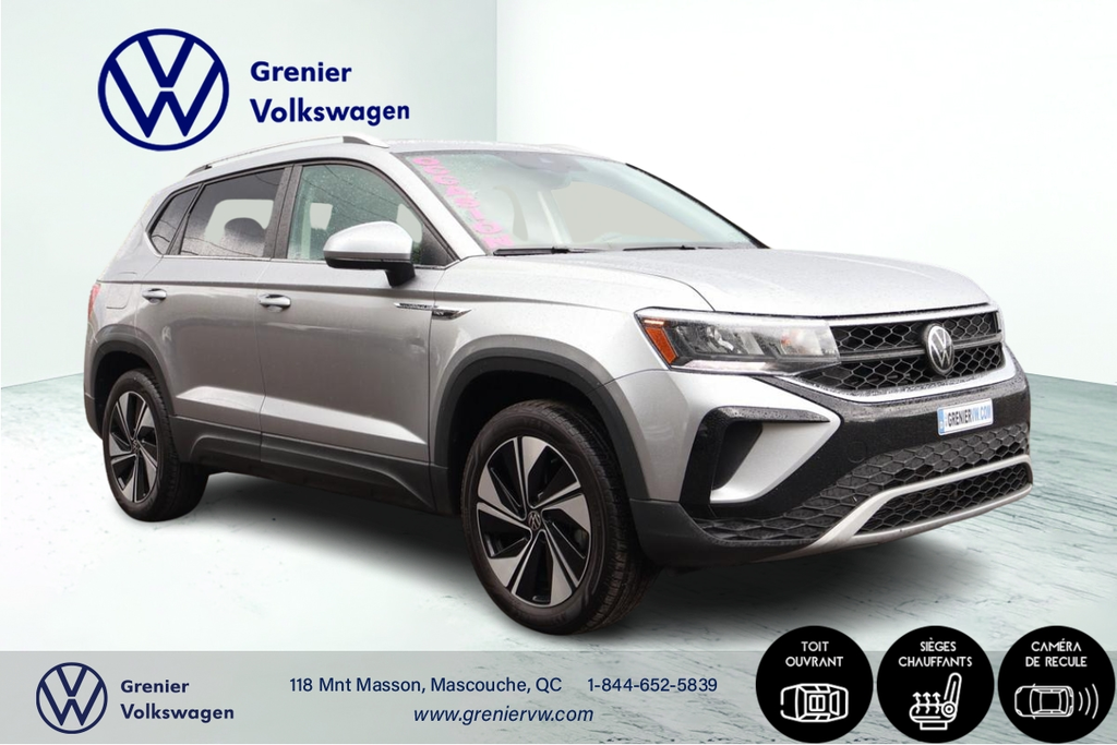 Volkswagen Taos Comfortline, Toit, Carplay, 4Motion 2023 à Mascouche, Québec - 3 - w1024h768px