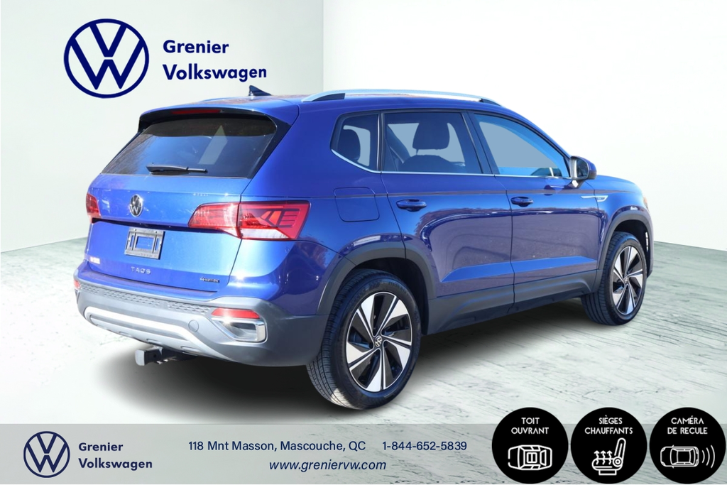 2024 Volkswagen TAOS Comfortline, 4Motion, Carplay, Toit ouvrant in Mascouche, Quebec - 7 - w1024h768px