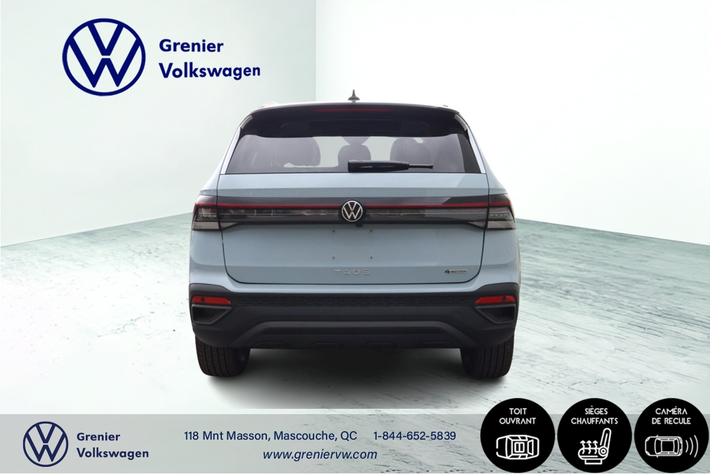 2025 Volkswagen Taos Comfortline Black Edition 4MOTION in Mascouche, Quebec - 5 - w1024h768px