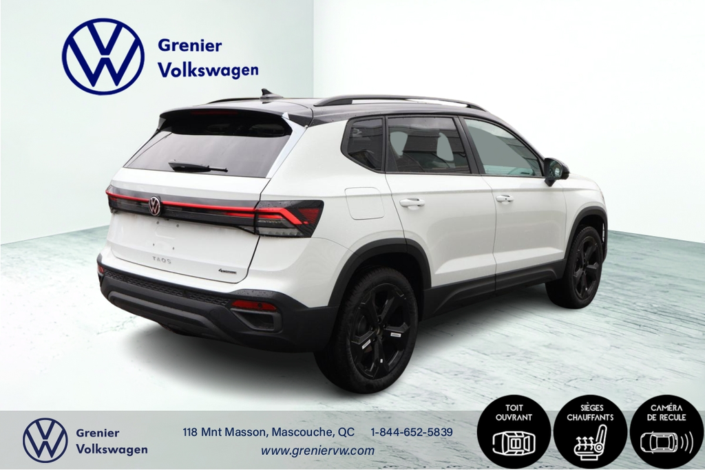 2025 Volkswagen Taos Comfortline Black Edition 4MOTION in Mascouche, Quebec - 4 - w1024h768px
