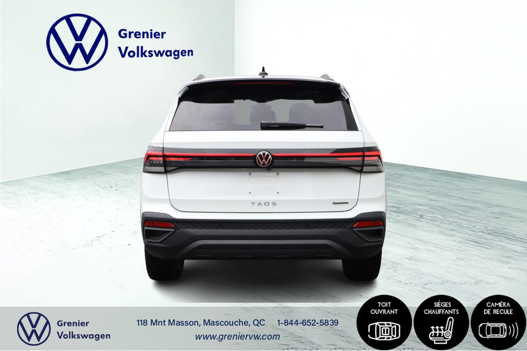 2025 Volkswagen Taos Comfortline Black Edition 4MOTION in Mascouche, Quebec - 5 - w1024h768px