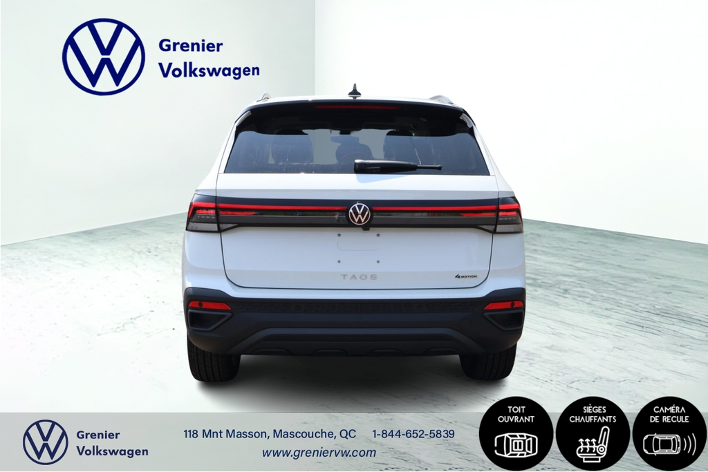 2025 Volkswagen Taos Comfortline Black Edition 4MOTION in Mascouche, Quebec - 5 - w1024h768px