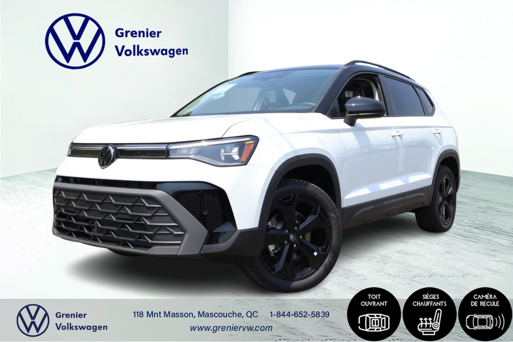 2025 Volkswagen Taos Comfortline Black Edition 4MOTION in Mascouche, Quebec - 1 - w1024h768px