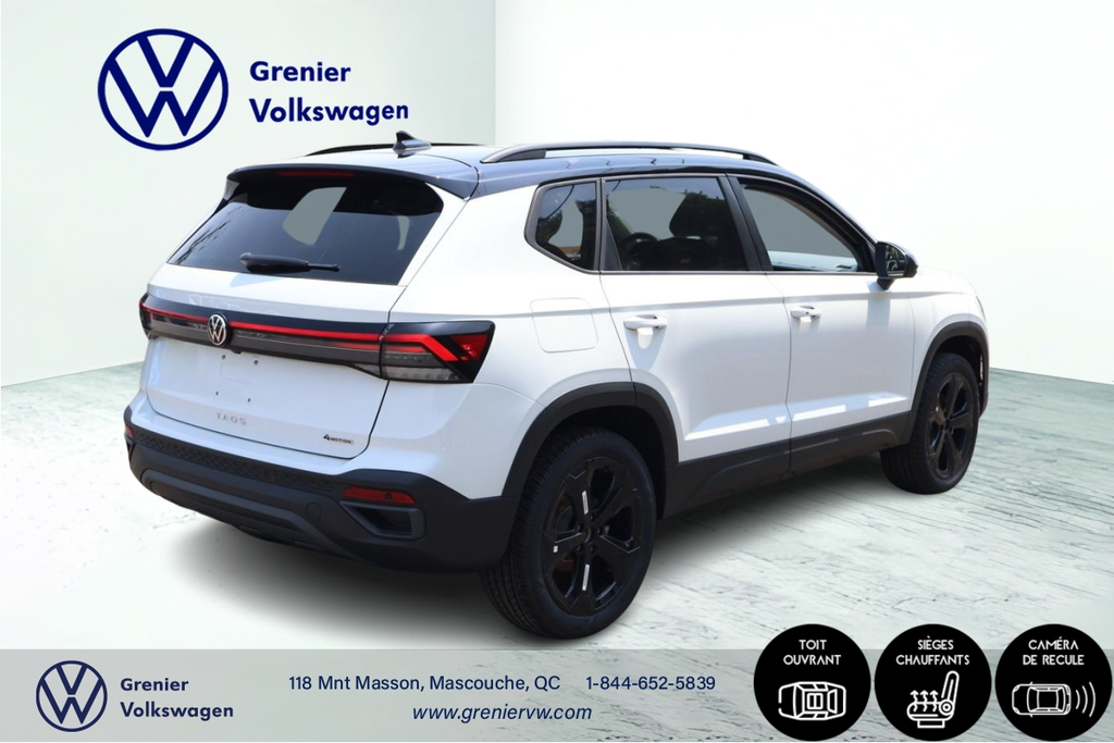 2025 Volkswagen Taos Comfortline Black Edition 4MOTION in Mascouche, Quebec - 4 - w1024h768px