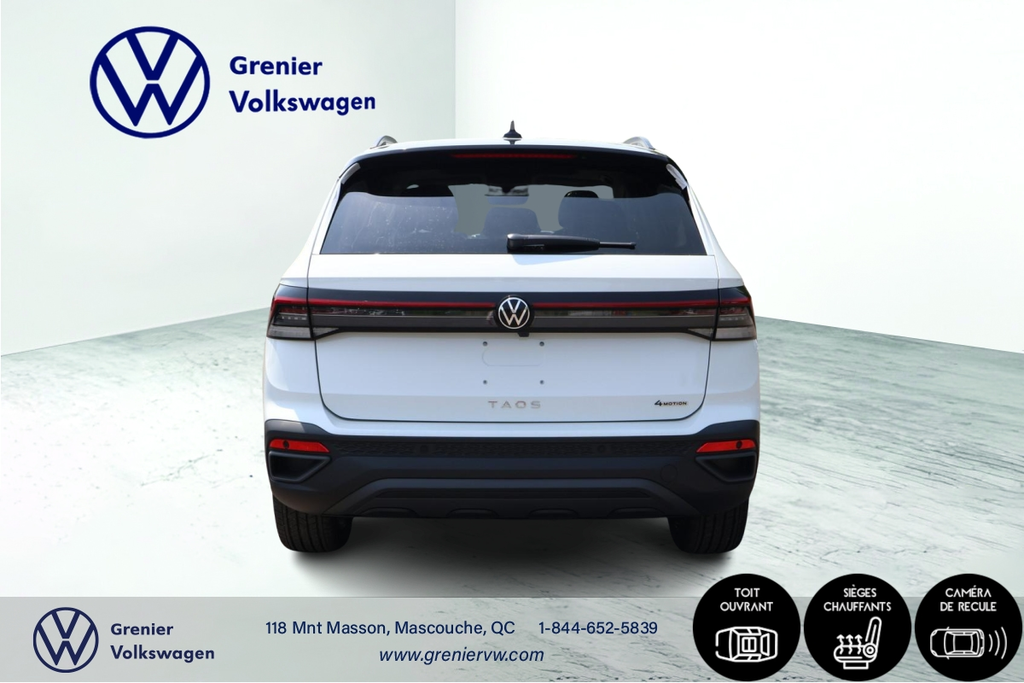 2025 Volkswagen Taos Comfortline Black Edition 4MOTION in Mascouche, Quebec - 5 - w1024h768px