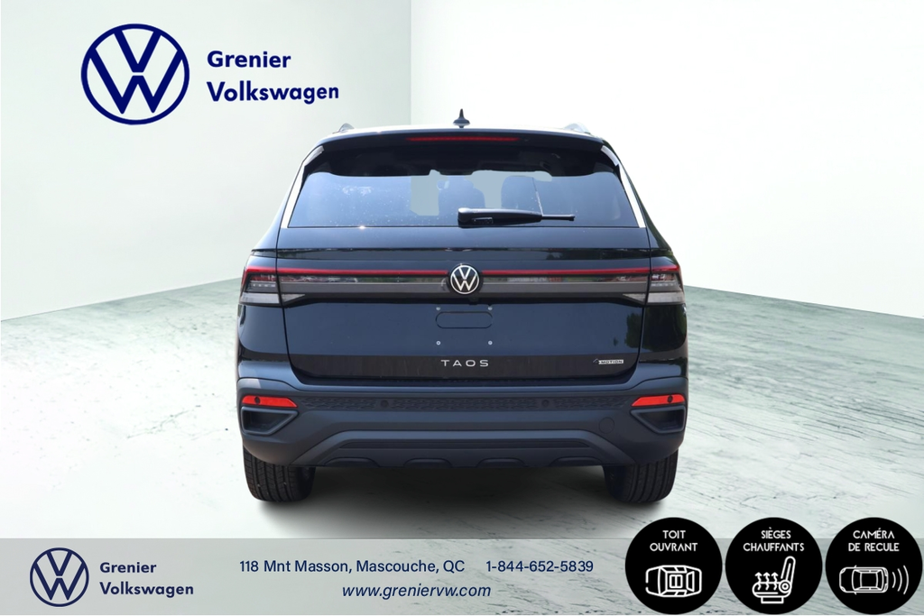 2025 Volkswagen Taos Comfortline Black Edition 4MOTION in Mascouche, Quebec - 5 - w1024h768px