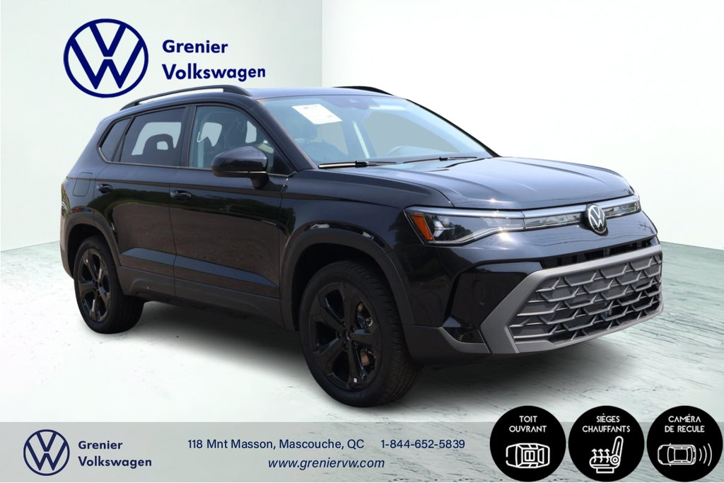 2025 Volkswagen Taos Comfortline Black Edition 4MOTION in Mascouche, Quebec - 3 - w1024h768px