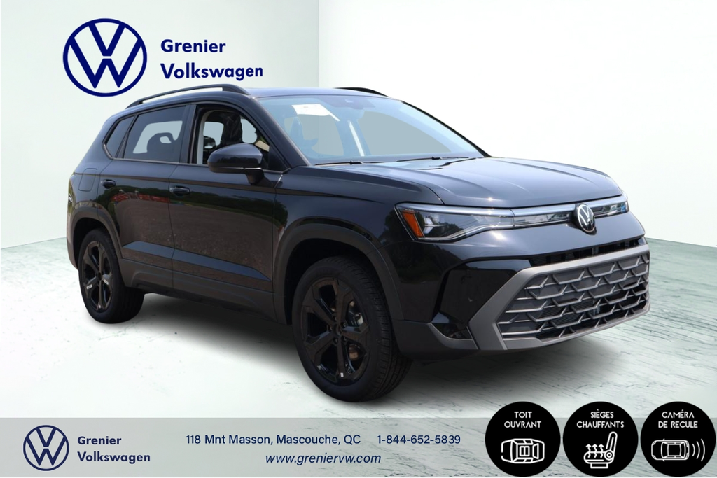 2025 Volkswagen Taos Comfortline Black Edition 4MOTION in Mascouche, Quebec - 3 - w1024h768px
