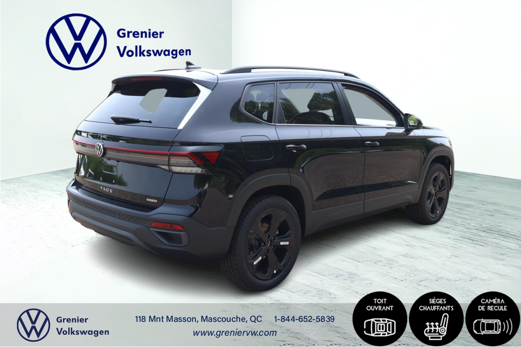 2025 Volkswagen Taos Comfortline Black Edition 4MOTION in Mascouche, Quebec - 4 - w1024h768px