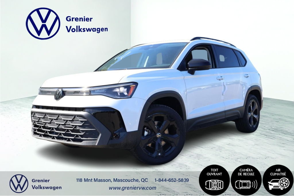 2025 Volkswagen Taos Comfortline Black Edition 4MOTION in Mascouche, Quebec - 1 - w1024h768px