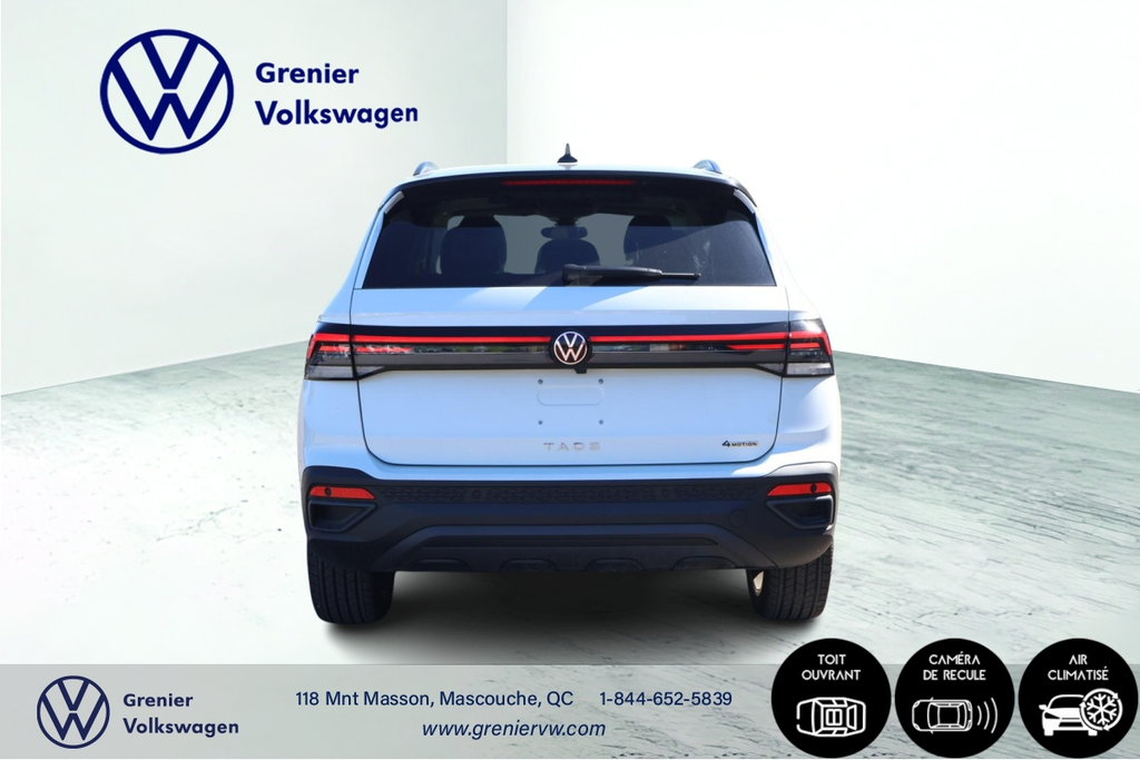 2025 Volkswagen Taos Comfortline Black Edition 4MOTION in Mascouche, Quebec - 5 - w1024h768px