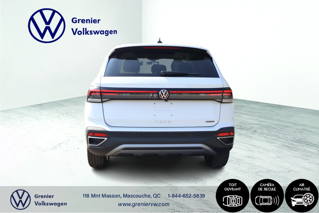 Volkswagen Taos Comfortline 4MOTION 2025 à Mascouche, Québec - 5 - w1024h768px