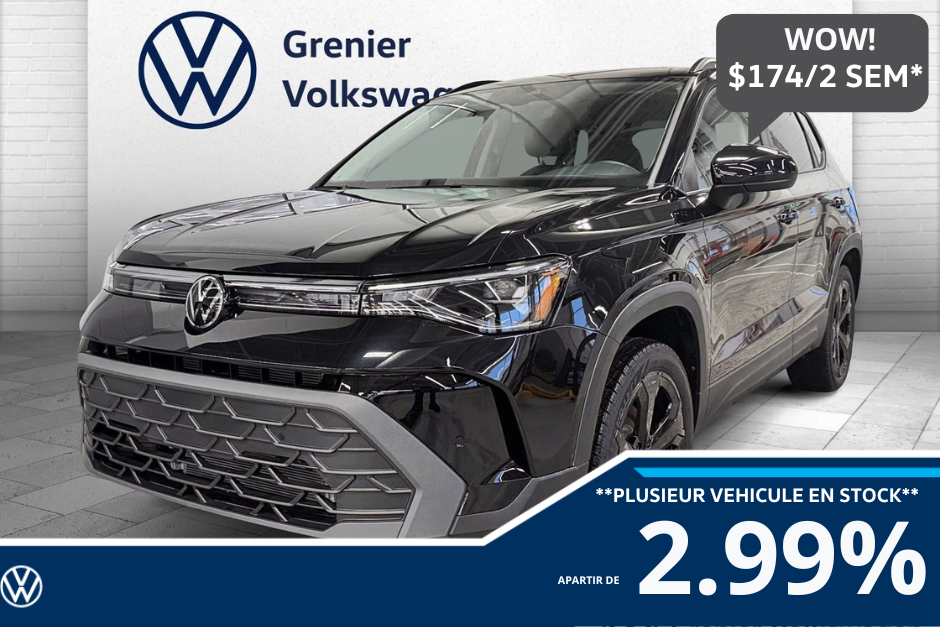 Volkswagen Taos Comfortline Black Edition 4MOTION 2026 à Mascouche, Québec - 1 - w1024h768px