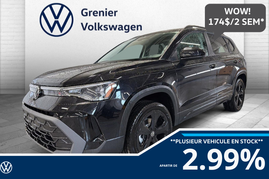 2026 Volkswagen Taos Comfortline Black Edition 4MOTION in Mascouche, Quebec - 1 - w1024h768px
