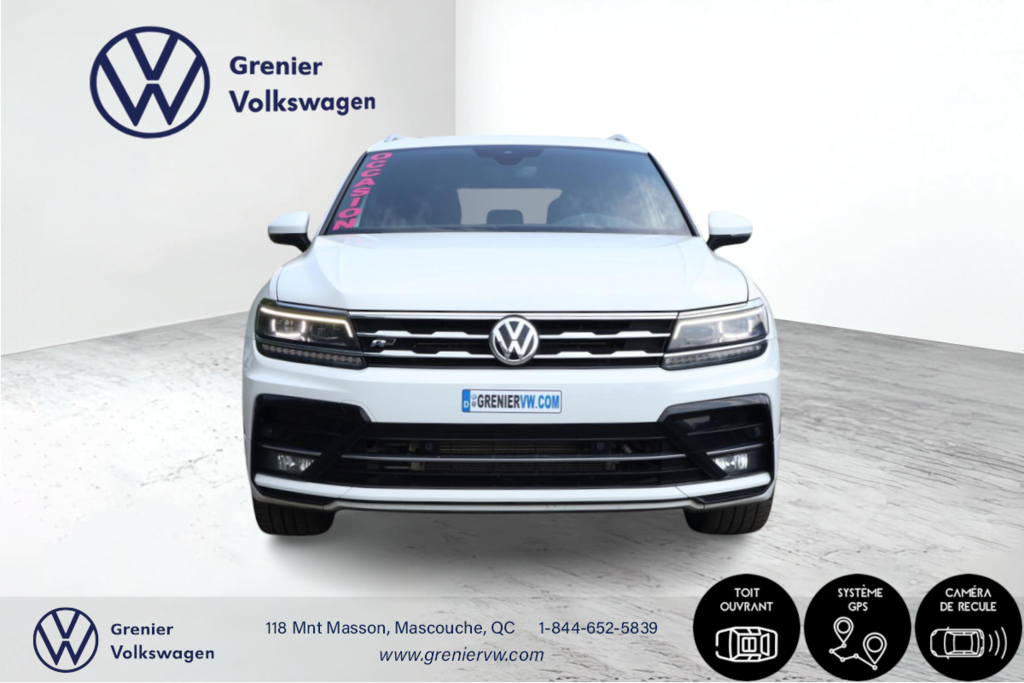 Volkswagen Tiguan Highline, R-Line, Cuir, Toit, Carplay, Sys.Fender 2020 à Terrebonne, Québec - 2 - w1024h768px