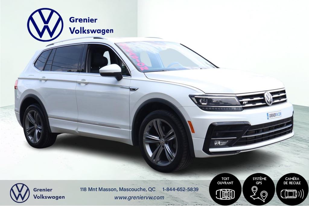 Volkswagen Tiguan Highline, R-Line, Cuir, Toit, Carplay, Sys.Fender 2020 à Terrebonne, Québec - 3 - w1024h768px