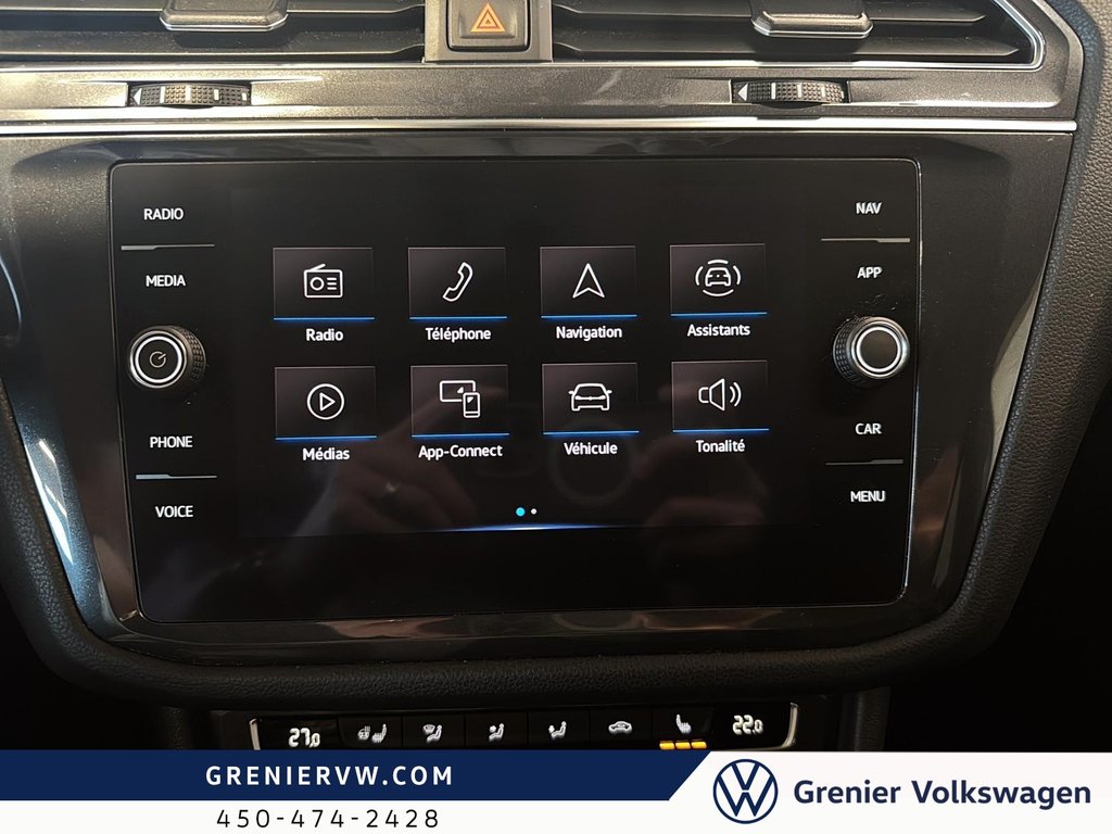 Volkswagen Tiguan Highline, Cuir, Toit, Carplay, Siege Chauffant 2021 à Terrebonne, Québec - 15 - w1024h768px