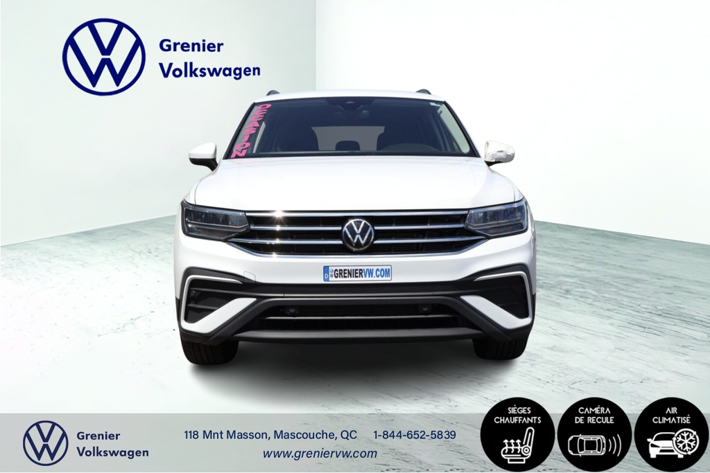 2022 Volkswagen Tiguan Comfortline, Cuir, Carplay, Siege Chauffant in Terrebonne, Quebec - 2 - w1024h768px