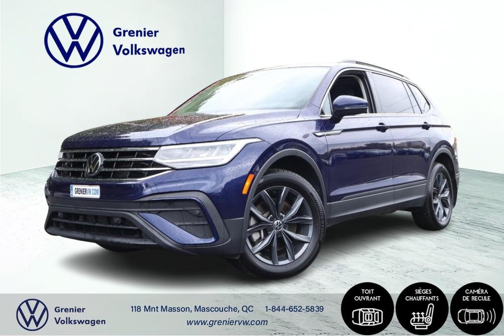 Volkswagen Tiguan Comfortline 4Motion Toit pano 2022 à Mascouche, Québec - 1 - w1024h768px