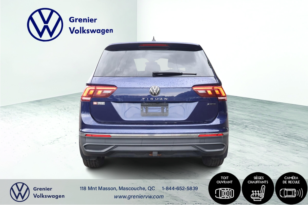 Volkswagen Tiguan Comfortline 4Motion Toit pano 2022 à Mascouche, Québec - 6 - w1024h768px