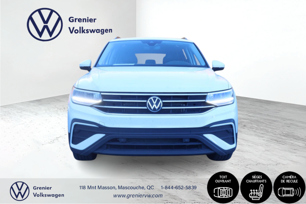 Volkswagen Tiguan Comfortline,toit pano 4motion 2022 à Terrebonne, Québec - 3 - w1024h768px