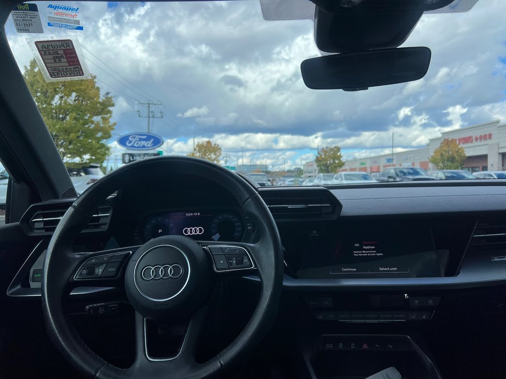 Audi A3 Sedan Komfort | QUATTRO | TOIT | CARPLAY | BAS KILO | 2023 à Brossard, Québec - 13 - w1024h768px