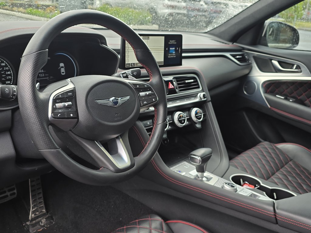 2022 GENESIS G70 3.3T SPORT 365 HP HEAD UP DISP CAM360 CUIR NAPPA in Montréal, Quebec - 9 - w1024h768px