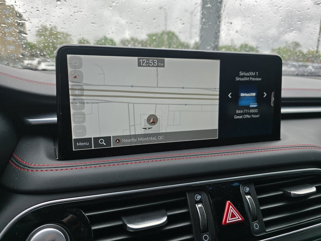 2022 GENESIS G70 3.3T SPORT 365 HP HEAD UP DISP CAM360 CUIR NAPPA in Montréal, Quebec - 15 - w1024h768px