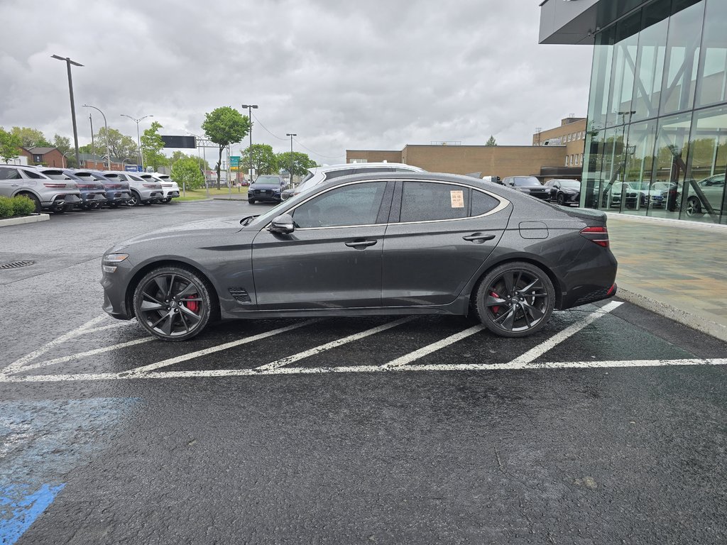 2022 GENESIS G70 3.3T SPORT 365 HP HEAD UP DISP CAM360 CUIR NAPPA in Montréal, Quebec - 12 - w1024h768px