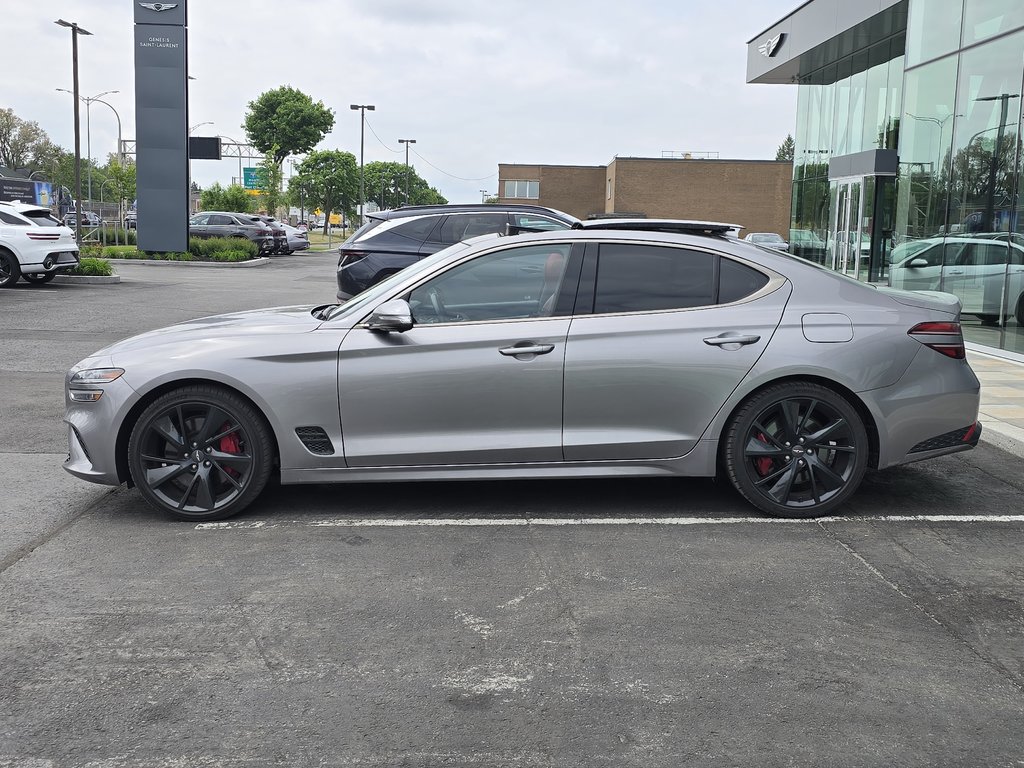 2022 GENESIS G70 3.3T SPORT 365 HP HEAD UP DISP CAM360 CUIR NAPPA in Montréal, Quebec - 8 - w1024h768px