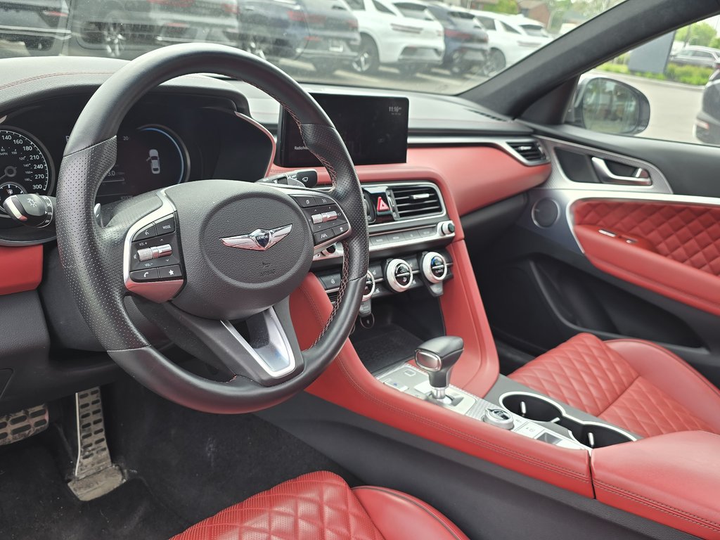 2022 GENESIS G70 3.3T SPORT 365 HP HEAD UP DISP CAM360 CUIR NAPPA in Montréal, Quebec - 11 - w1024h768px