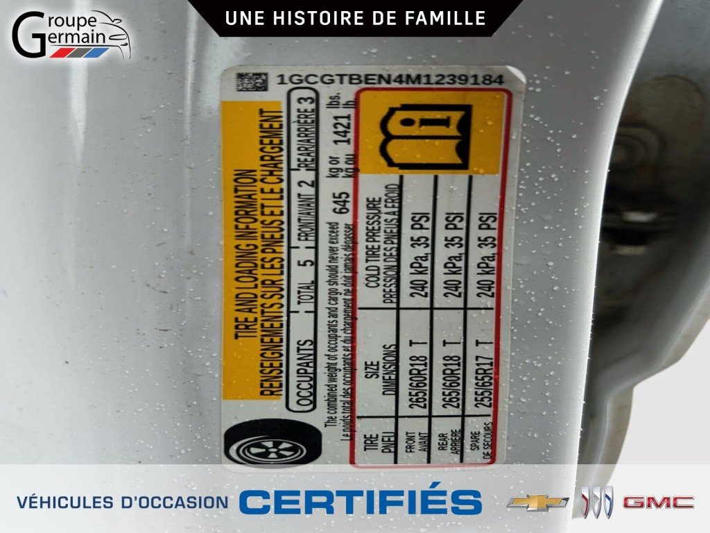 2021 Chevrolet Colorado in St-Raymond, Quebec - 25 - w1024h768px