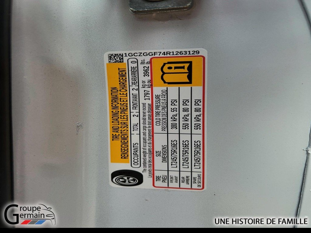 2024 Chevrolet Express Cargo 3500 à St-Raymond, Québec - 19 - w1024h768px