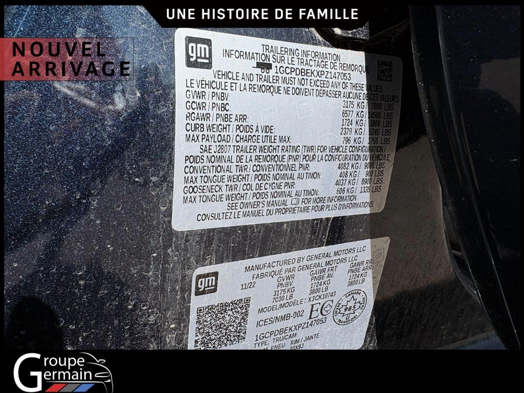 2023 Chevrolet Silverado 1500 in St-Raymond, Quebec - 26 - w1024h768px
