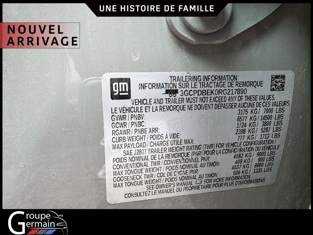 2024 Chevrolet Silverado 1500 in St-Raymond, Quebec - 17 - w1024h768px