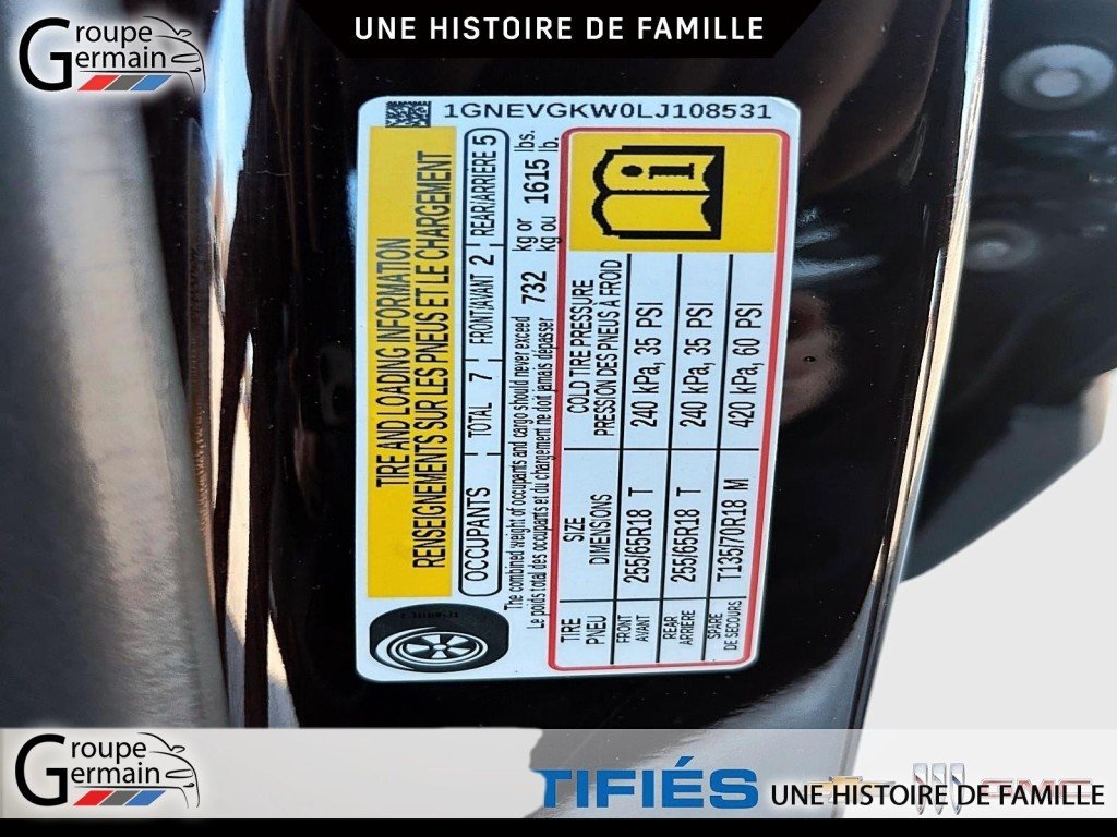 2020 Chevrolet TRAVERSE à Donnacona, Québec - 30 - w1024h768px