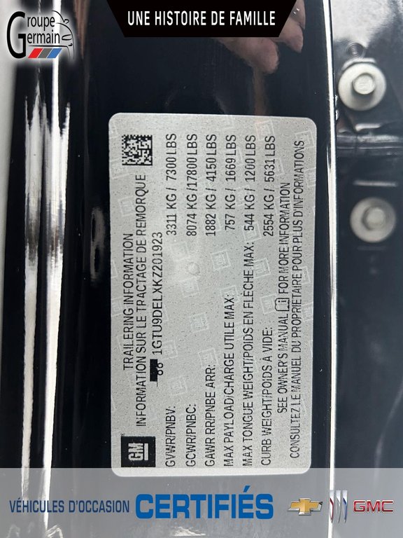 2019 GMC Sierra 1500 à St-Raymond, Québec - 28 - w1024h768px