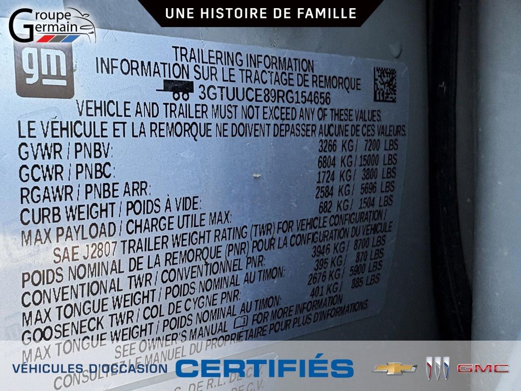 2024 GMC Sierra 1500 à St-Raymond, Québec - 30 - w1024h768px