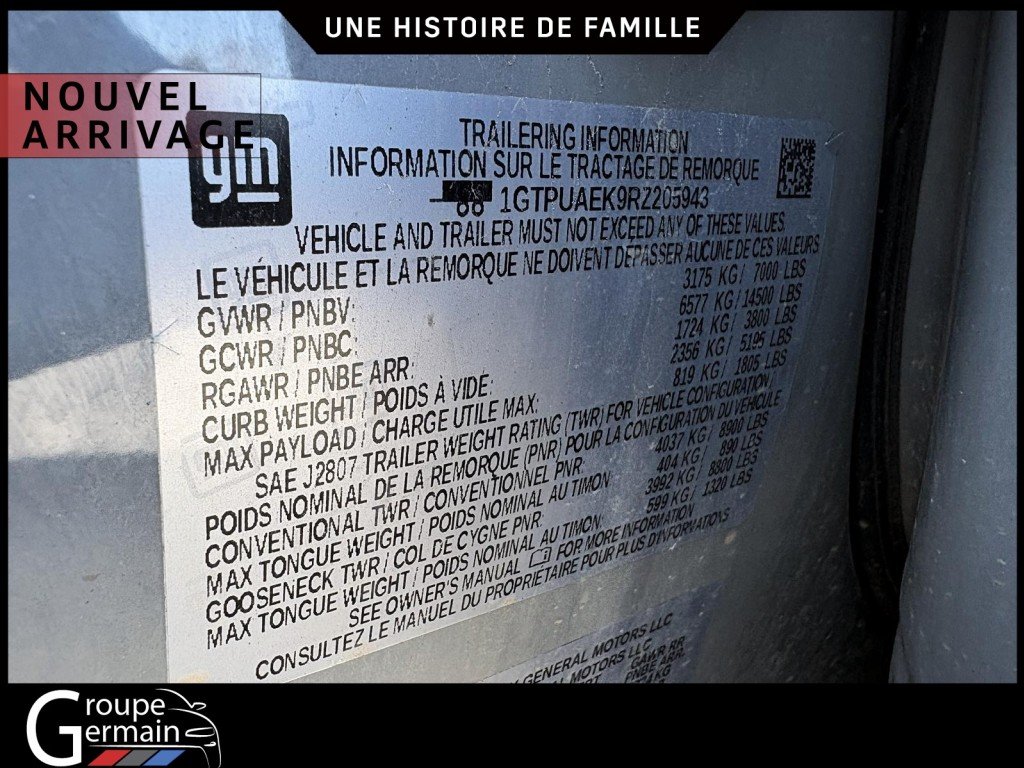 2024 GMC Sierra 1500 à St-Raymond, Québec - 20 - w1024h768px