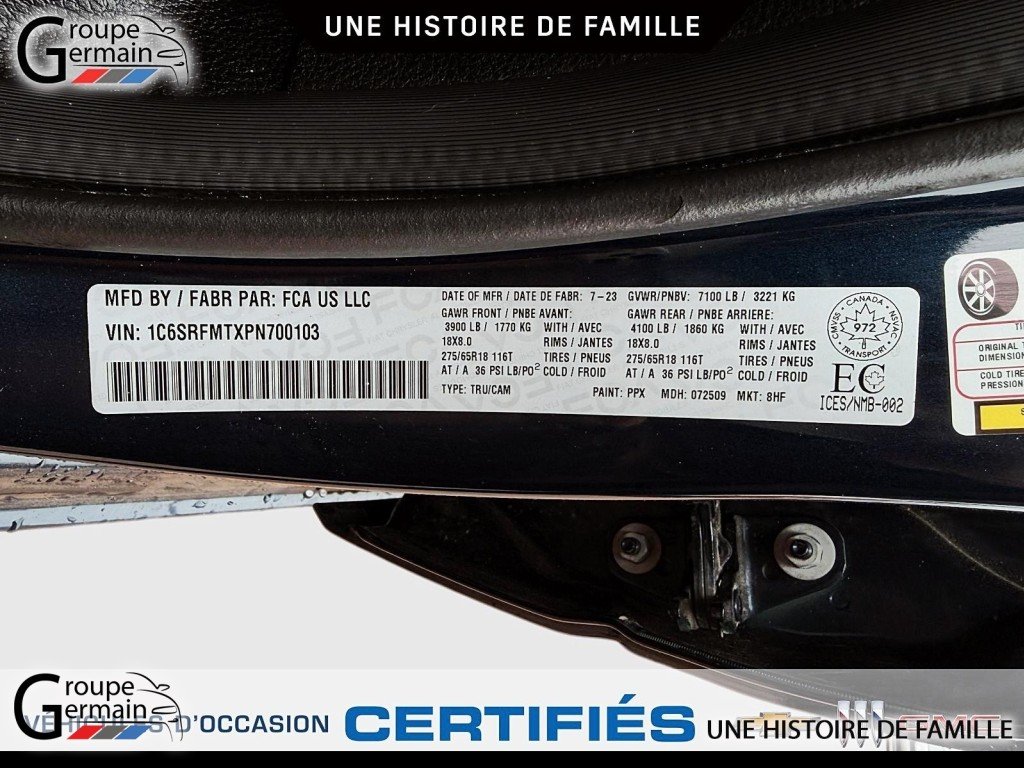 2023 Ram 1500 in Donnacona, Quebec - 29 - w1024h768px