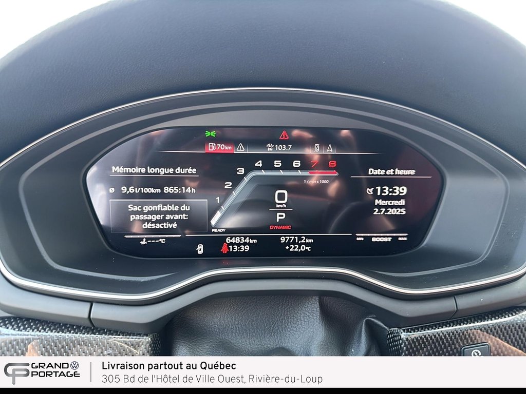 Audi S5 Progressiv, boîte automatique à traction intégrale 2023 à Rivière-du-loup, Québec - 18 - w1024h768px