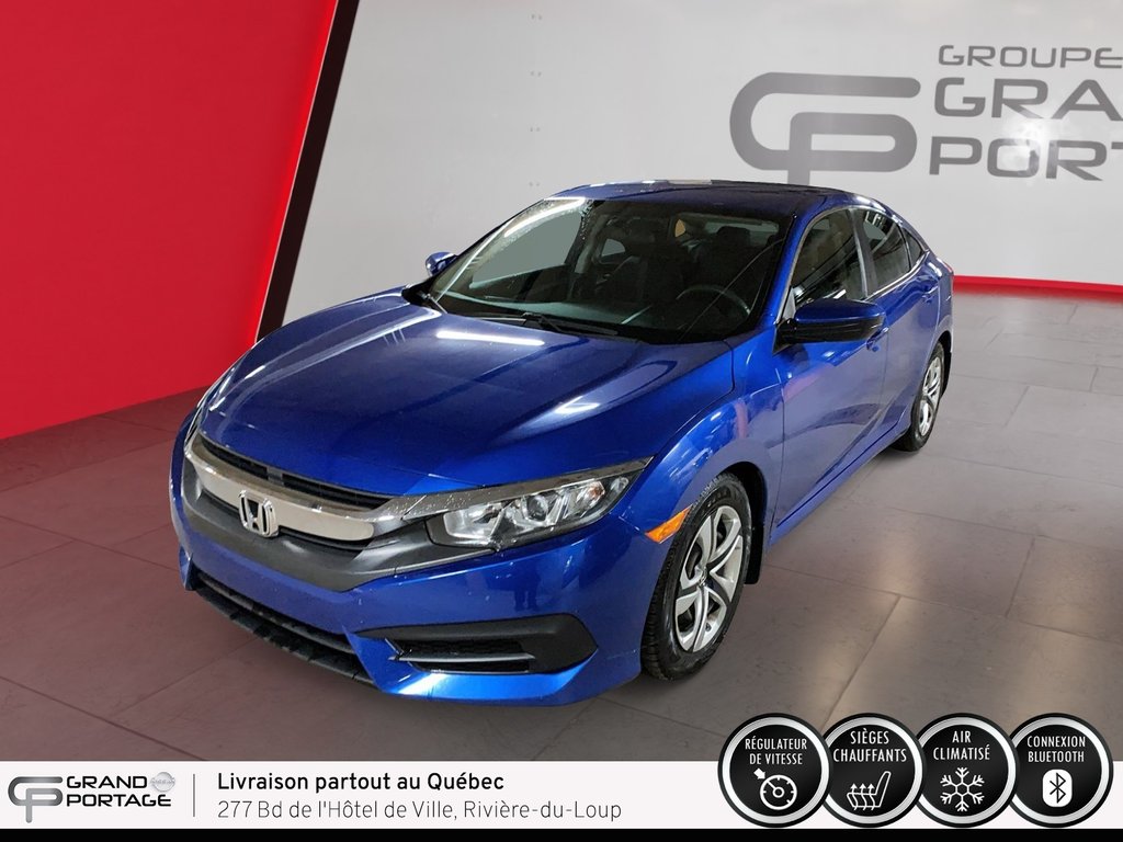 Honda Civic LX, CVT à traction avant 2016 à Rivière-du-loup, Québec - 1 - w1024h768px