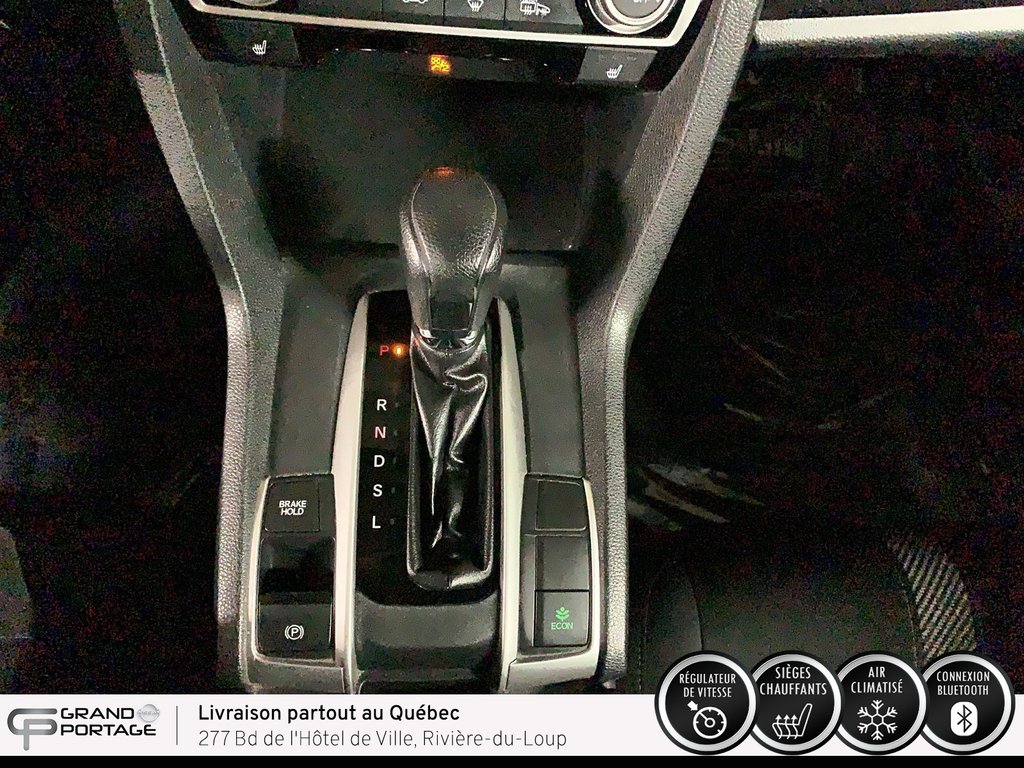Honda Civic LX, CVT à traction avant 2016 à Rivière-du-loup, Québec - 19 - w1024h768px