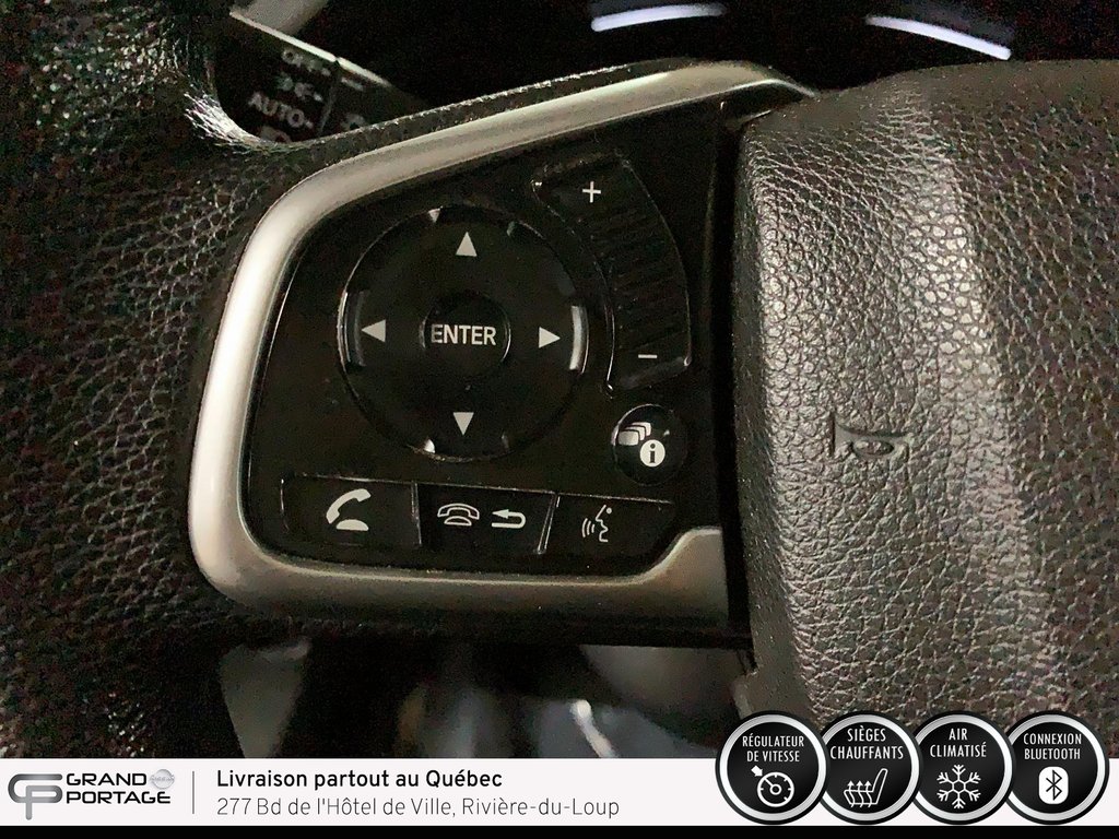 Honda Civic LX, CVT à traction avant 2016 à Rivière-du-loup, Québec - 16 - w1024h768px