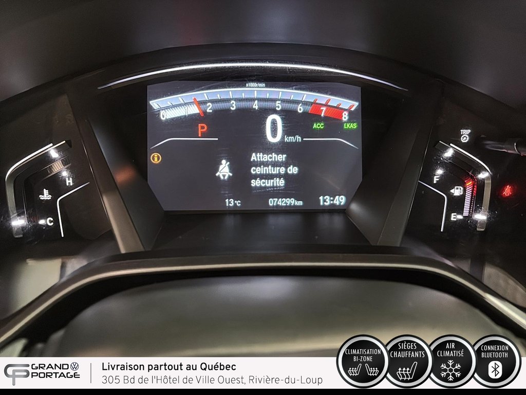 2018 Honda CR-V Touring, CVT à traction Intégrale in Rivière-du-loup, Quebec - 16 - w1024h768px